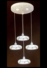 Đèn Thả Thủy Tinh CTT-3042-4